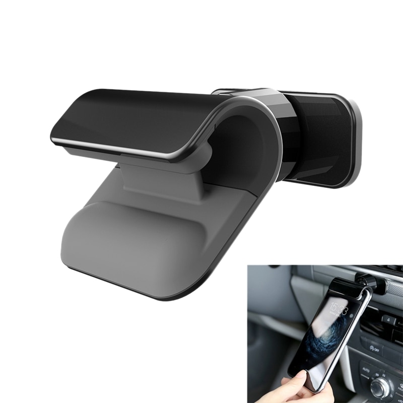 Universele Auto Telefoon Houder Gravity Auto Navigatie Stand Multifunctionele Telefoon Houder Voor 7 Inch 360 Graden Telefoon Beugel Plakken Typ: Black