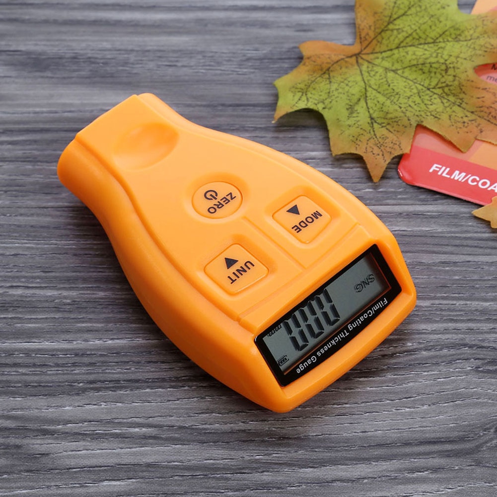 Draagbare  gm200- laags verfdiktemeter, ultrasone mini-lakfilmcoating voor autolakdiktetestmeter