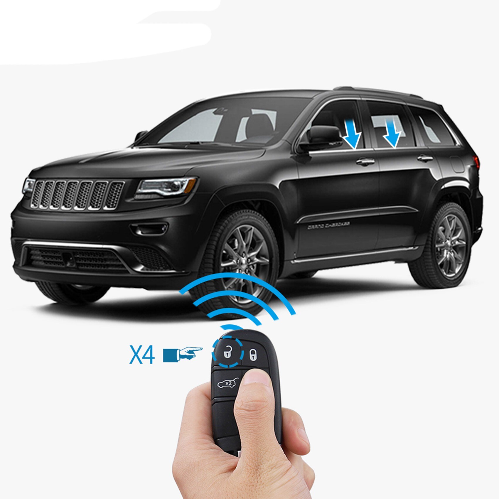 Automatic 4-Door Car Power Window Closer Module Kit Car Window Open Controller for Toyota Corolla Ralink Vios