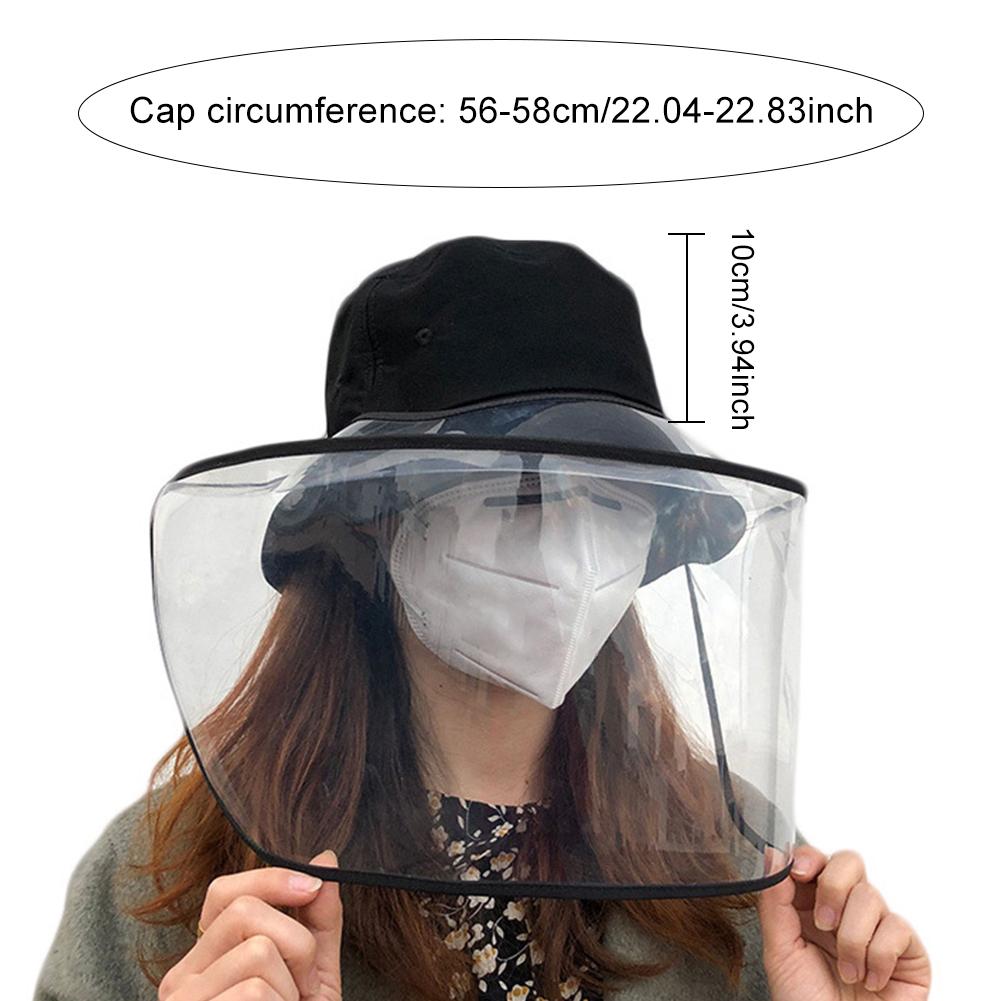 Beschermende Cap Anti-Fog Stofdicht Hoed Vrouwelijke Afneembare Visser Zonnehoed Dual-Gebruik Beschermende Visser Hoed Unisex cap