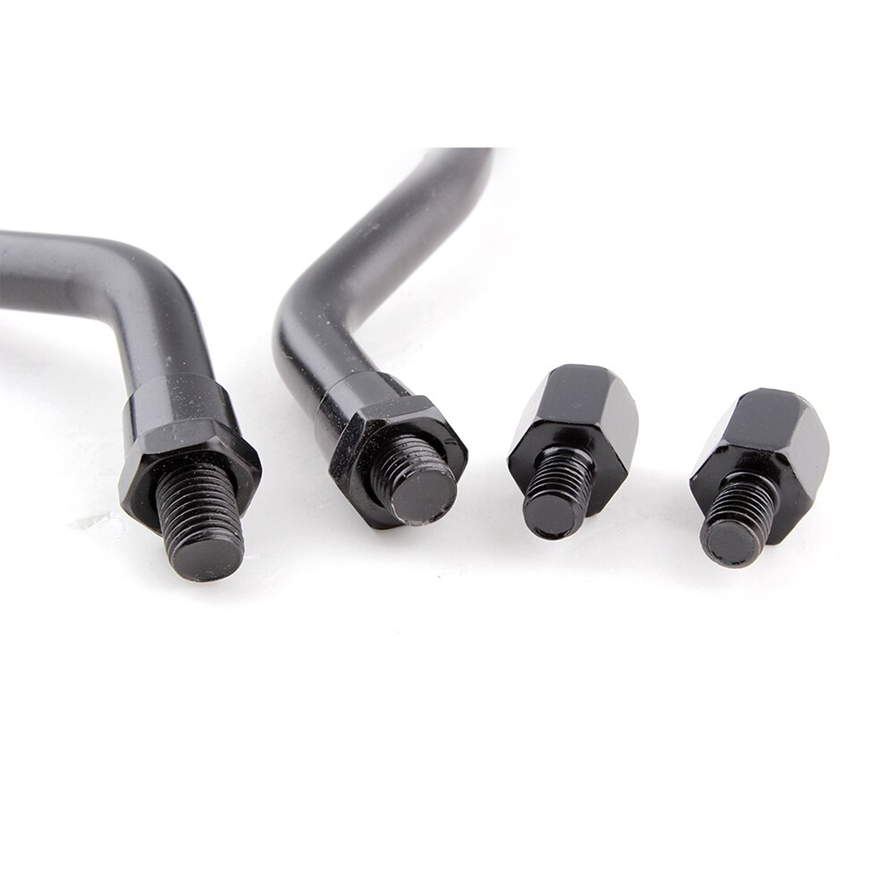 Rétroviseur latéral noir squelette de moto, griffe de main ombre 8mm 10mm pour Chopper Cruiser vélo de sport quad