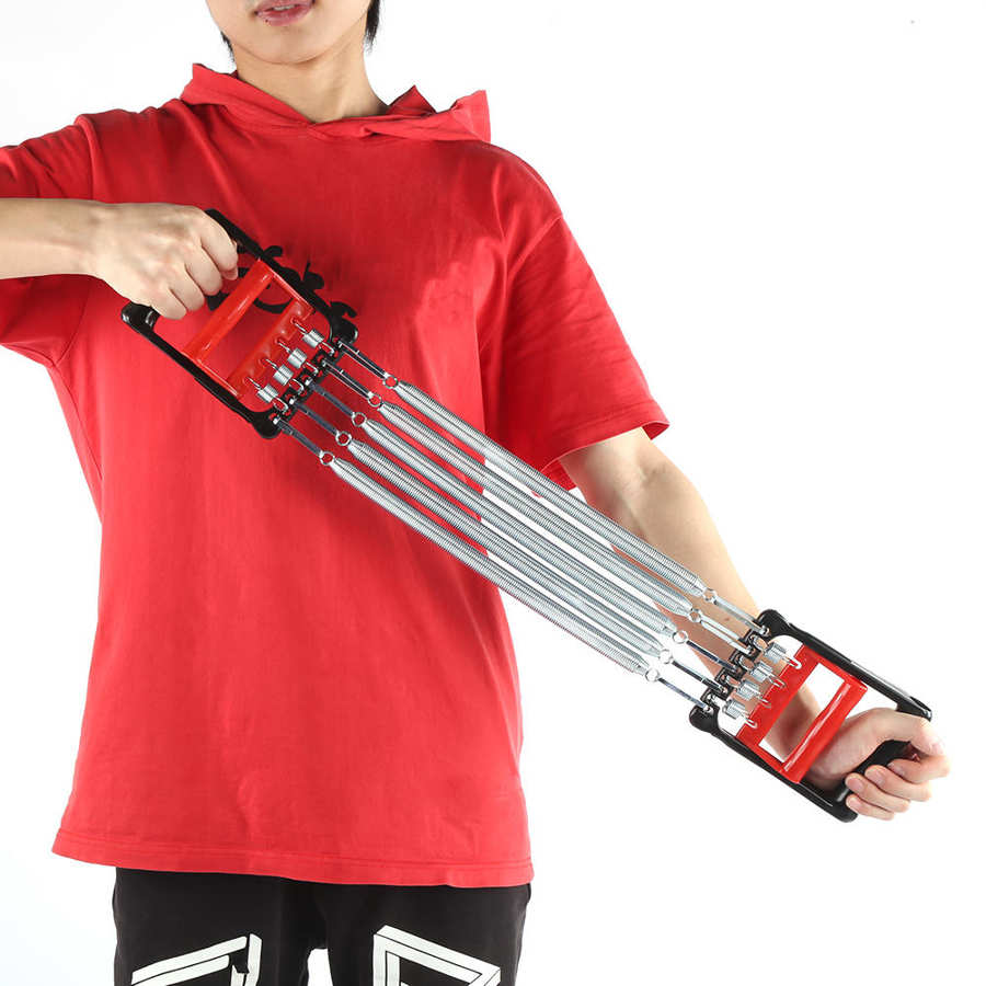 Fitness Equipment Multifunction Pedal Spring Chest Expander Three Purpose Fitness Equipment Removable