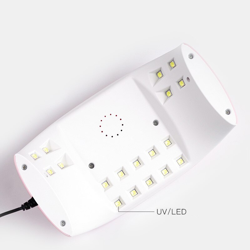54w negler uv lampe gel polish tørketrommel gel lakk herding lys pedikyr manikyr spiker led lampe