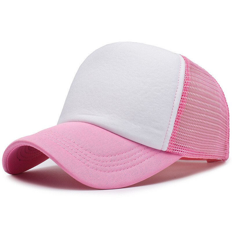 [northwood] herre trucker kasketter kvinder sommer kasket mesh baseball kasket snapback hatte gorra casquette homme: Lyserød