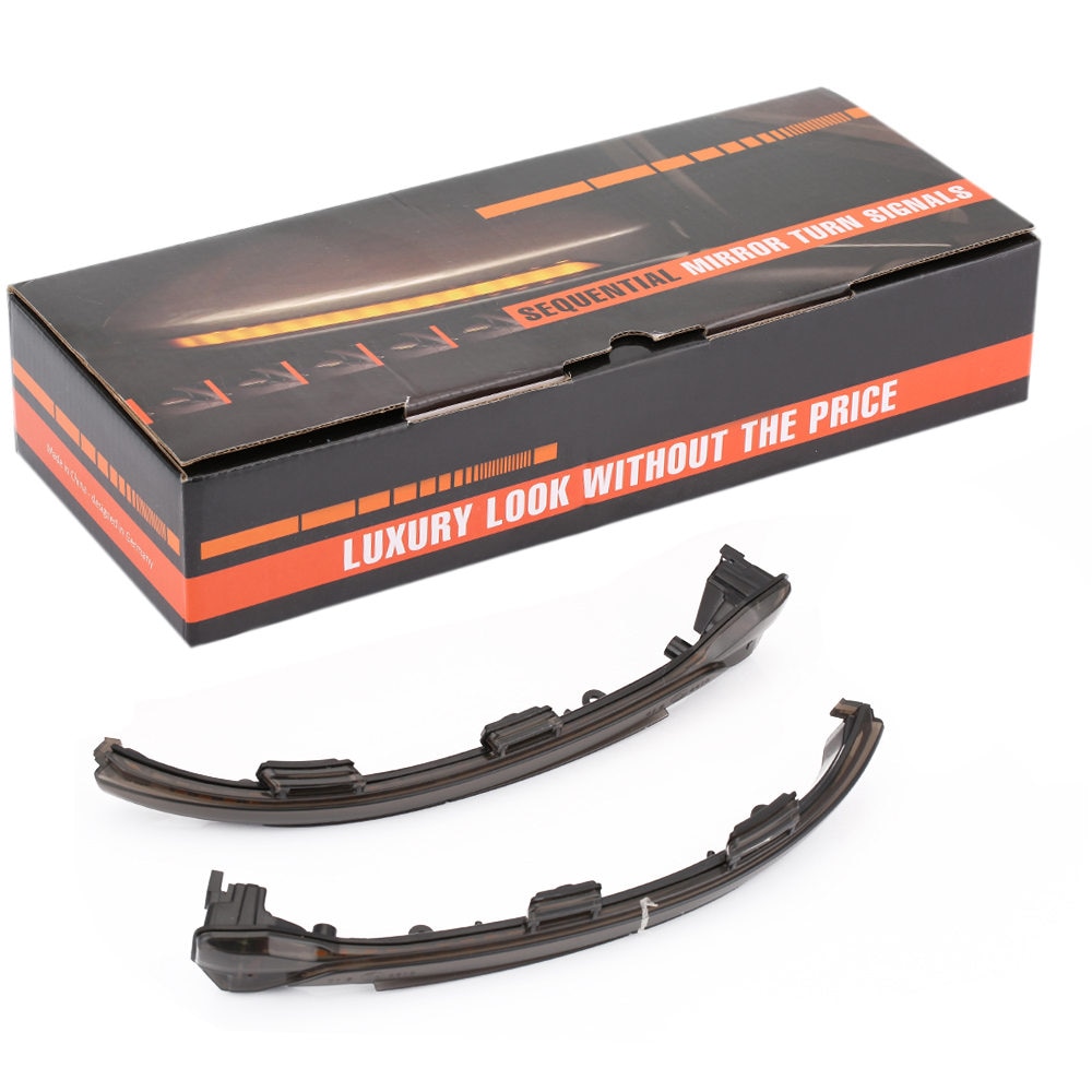 Luz intermitente de espejo lateral para Volkswagen, luz de señal de giro dinámica para VW Golf 7 MK7 GTI, Rline Sportsvan, 2 piezas