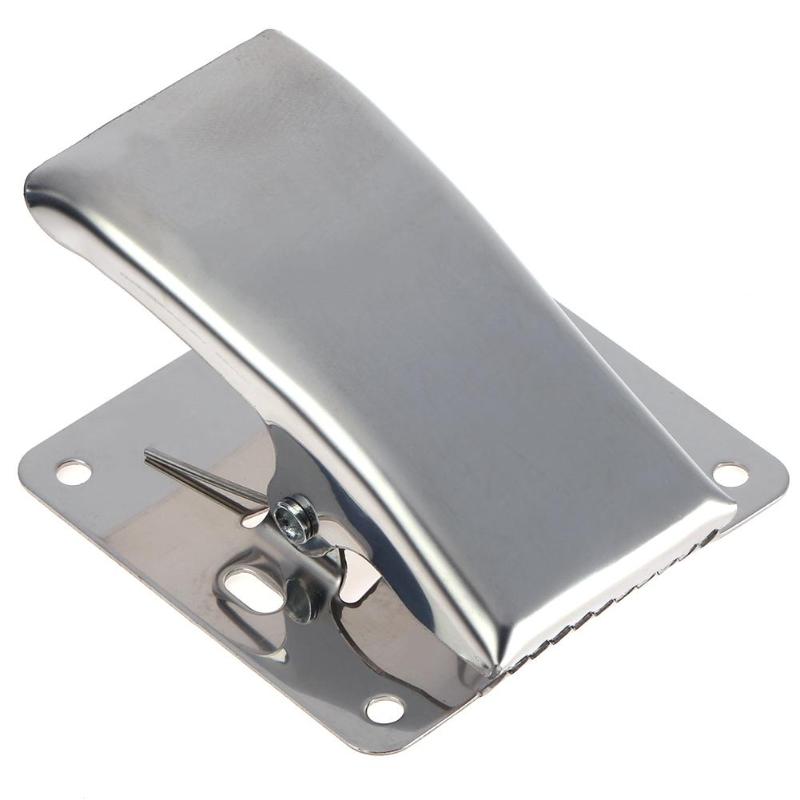 Stainless Steel Fillet Clamp Deep-jaw Fish Tail Clip with Mounting Base for Fillet Bait Fishing Board Pesca Fish Cleaning Tools