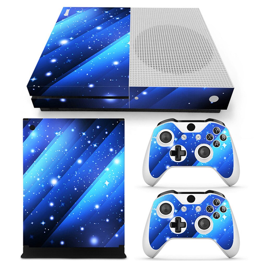Nuovo cranio adesivi Per XBOX One s Slim Console Kinect Del Vinile Della Decalcomania + 2 Skin per Controller di Sticker Per Xbox vestito di un pezzo Sottile: TN-XboxOneS-0746
