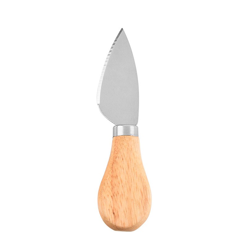 Steel Stainless Cheese Knives with Bamboo Wood Handle Cheese Slicer Cheese Cutter Kitchen Baking Tool: Cheese knife