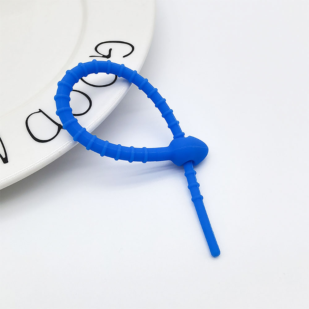 Silicone world Silicone cable ties Cable Strap Clips Wire Organizer Data Cable Clip Cable Tie Cord Winder Holder Keeper Manager: WHITE