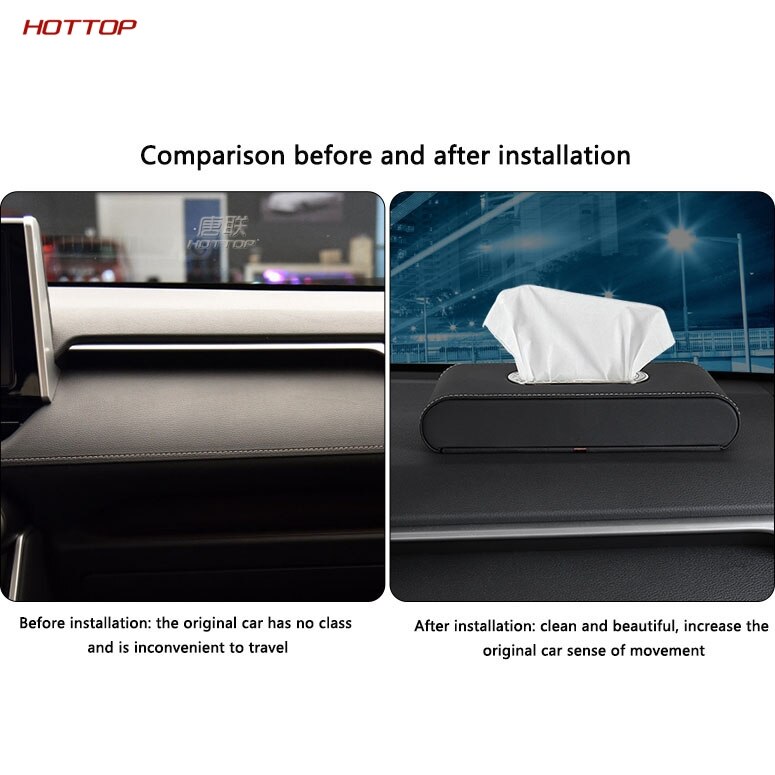 For Toyota RAV4 Car Tissue Box Interior Sitting Paper Tissue Box Car accessories 1pc
