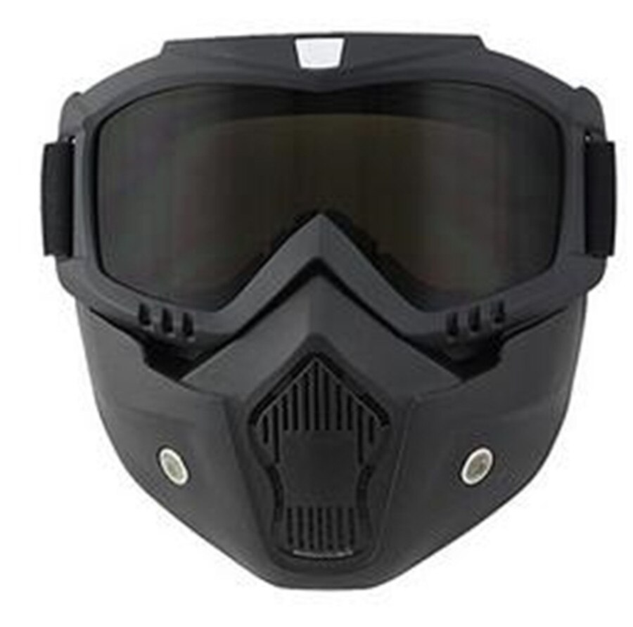 Motorrad Brille Maske Abnehmbare Stil Schützen Polsterung Helm Sonnenbrille, Straße Reiten UV Motorrad Gläser Transparen