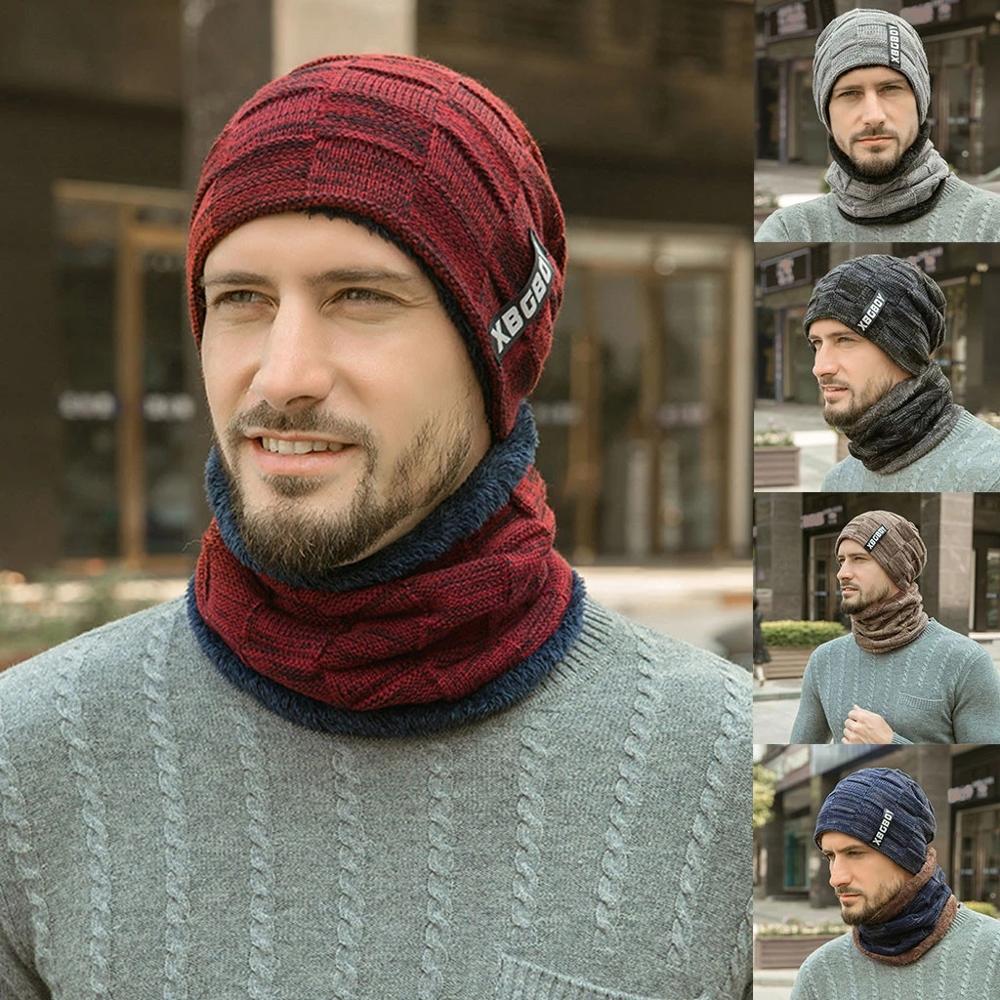Sombrero de bufanda para el parabrisas, gorro Unisex para el invierno, sólido, guapo, cómodo, se puede usar como sombrero y bufanda, accesorios de invierno, czapka i szalik