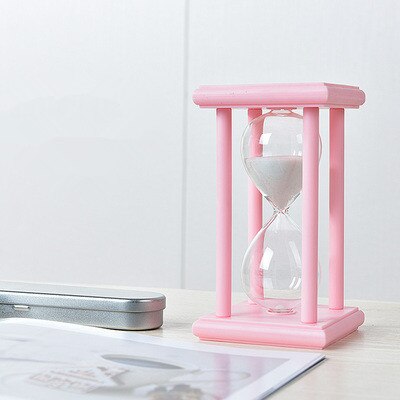 3/5/15/30 Minutes Luminous Hourglass Sand Clock Timer Kitchen School Wooden Hour Glass Sandglass Tea Timers Home Decor: A / 3min