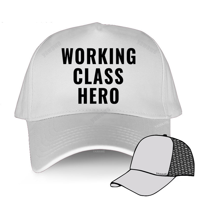 Unisex Outdoor Zomer Caps Adjuatable Hoed Heren Golf Werken Klasse Hero Mannen Luxe Katoenen Baseball Cap Classic Hip-hop Hoeden: white mesh