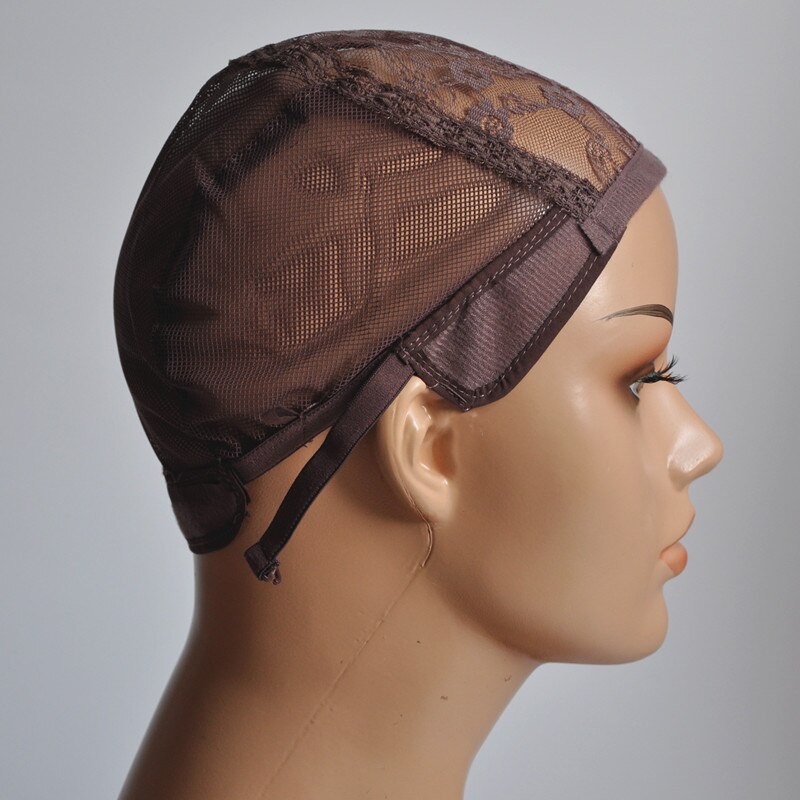 Gorro para peluca marrón, Accesorio para hacer pelucas, ajustable, elástico, oferta