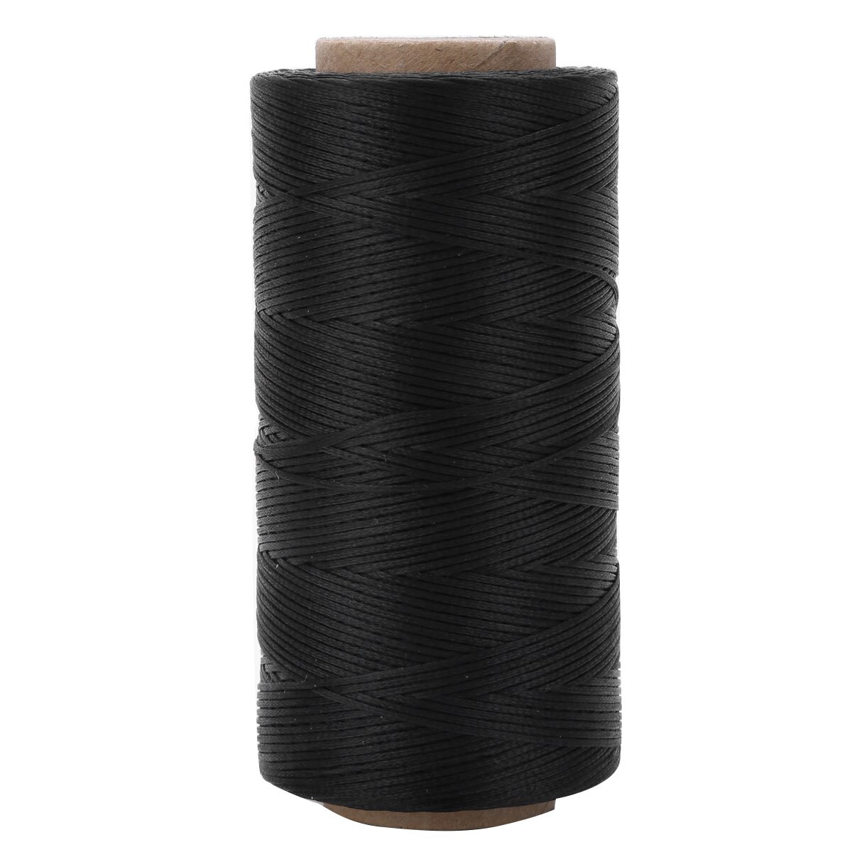 150D 260M Extra Strong Waxed Sewing Thread for Leather Denim Hand Craft DIY Bracelet Jewelry Beading Shoe Bag Making Wax Cord: Black