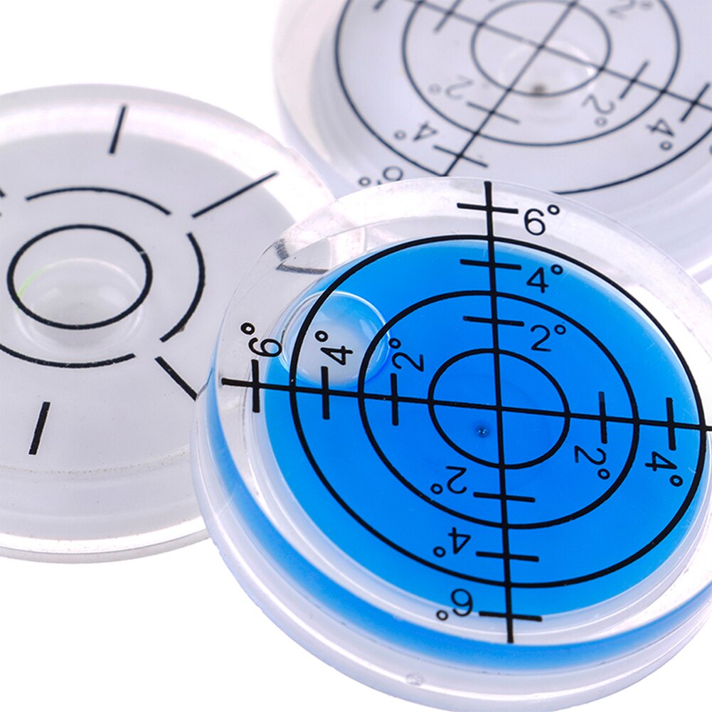 1Pcs Precisie Waterpas Ronde Circulaire Meten Kit Mini Waterpas Bull Eye Horizontale Leveler Bubble Level Tool
