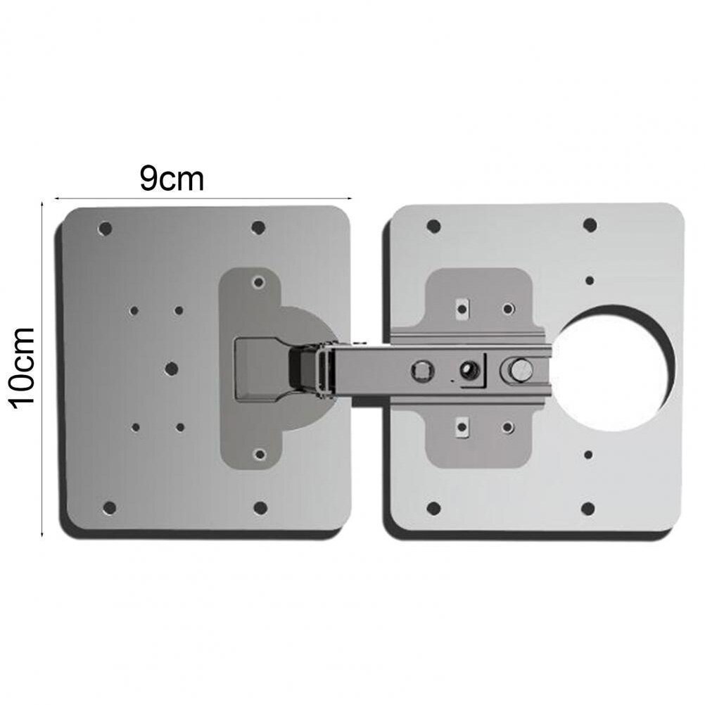 4pcs Hinge Repair Plate Kitchen Hinge Repair Plates Hinge Repair Kit for Cabinet