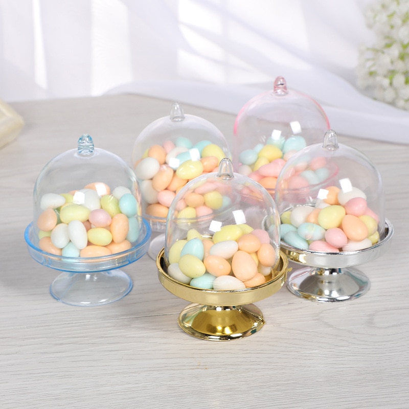 12pcs Transparent Plastic Tray Candy Box packaging Chocolate candy box Baby Shower Wedding Kids Birthday party Candy boxes