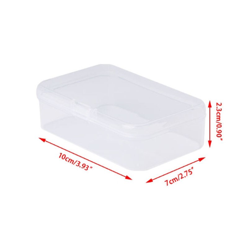 Transparent Plastic Box Storage Collections Product Packaging Box Dressing Case: 11
