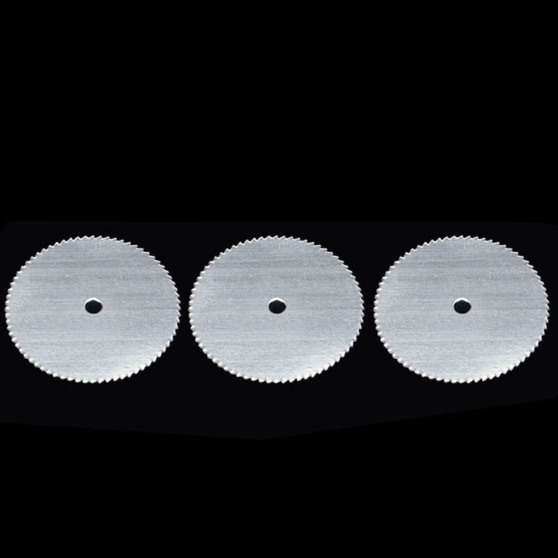 6 stk/sett rustfritt stål skive metallskive med 1 dorn til dremel roterende verktøy 16 18 22 25 32mm skjære skive
