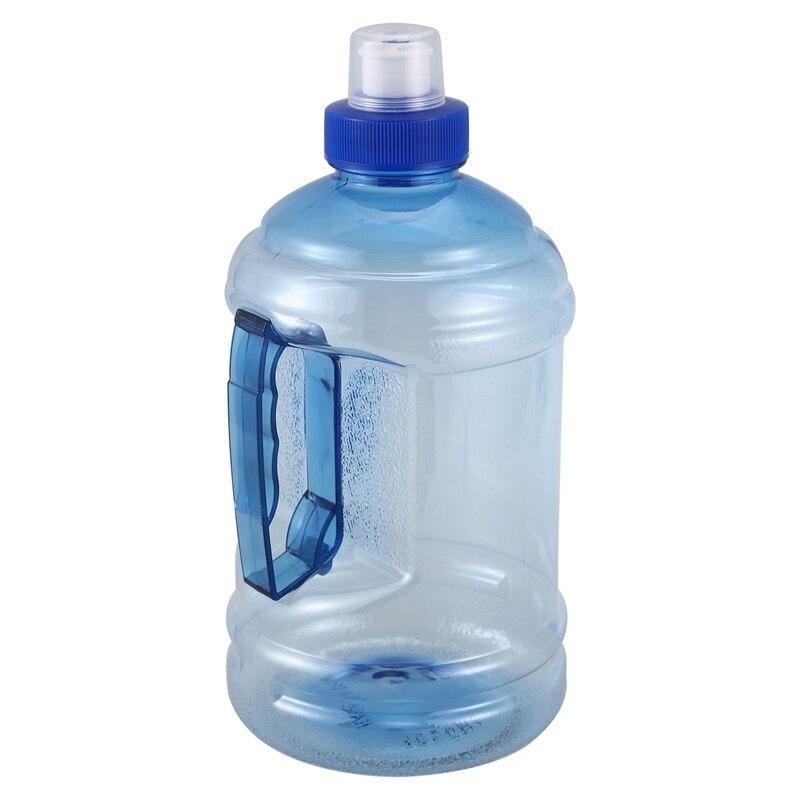 1L Big Large BPA Free Sport Gym Training Party Drink Water Bottle Cap Kettle Color:Blue Capacity:1 L