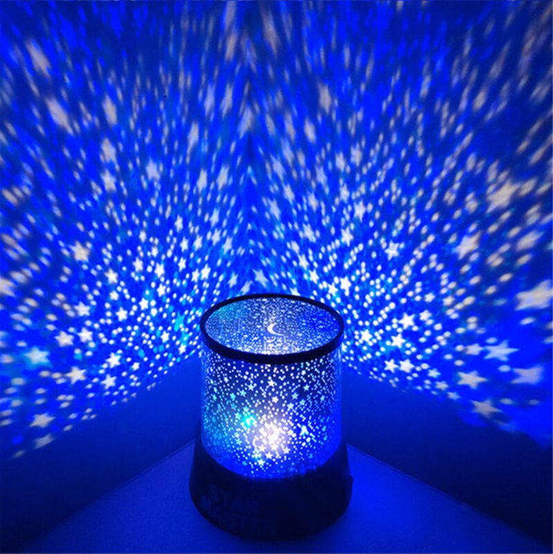 Led Romantische Hemel Projectie Lamp Led Sterrenhemel Projector Lamp Ster Licht Kids Batterij Usb Batterij Nachtlampje xmas