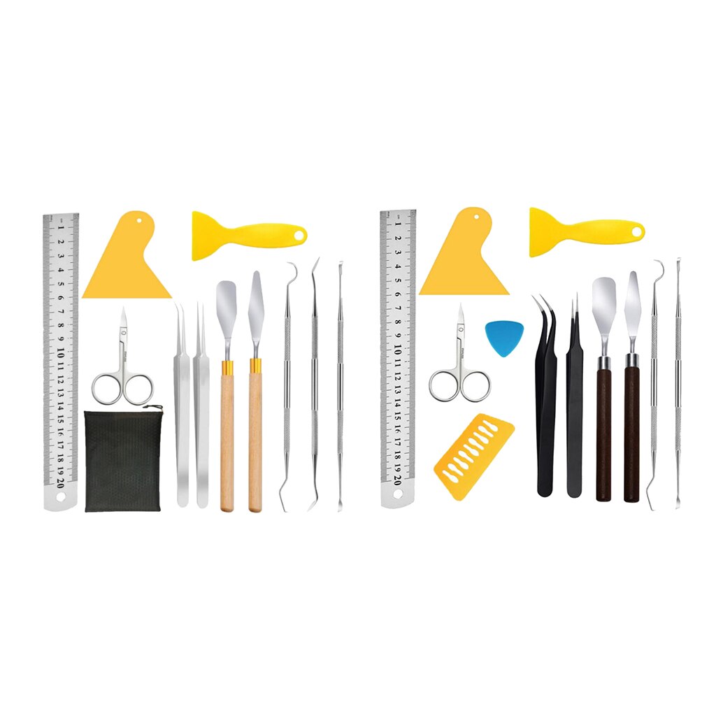 12Pieces Craft Vinyl Weeding Tools Set, Basic Vinyl Tool Kit for Weeding Vinyl, Silhouettes, Cameos, Lettering Scrapbooking