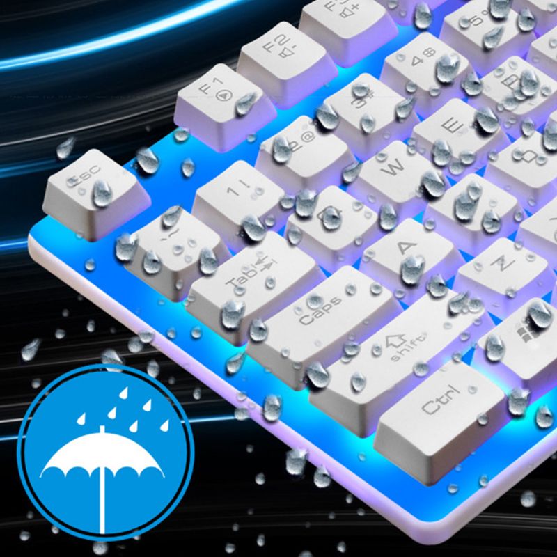 Tastatur Maus einstellen Spiel verdrahtet Maus Kühlen Bunte Beleuchtete Tastatur Für Heimat Sekretariat