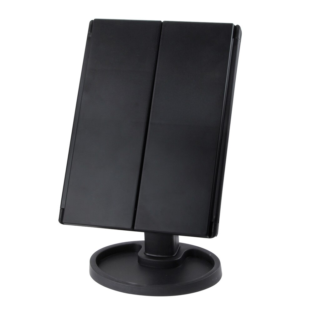 22 lys makeup spejl led touch screen bord bord makeup 1x/2x/3x/10x forstørrelses spejle 3 folde justerbart makeup spejl