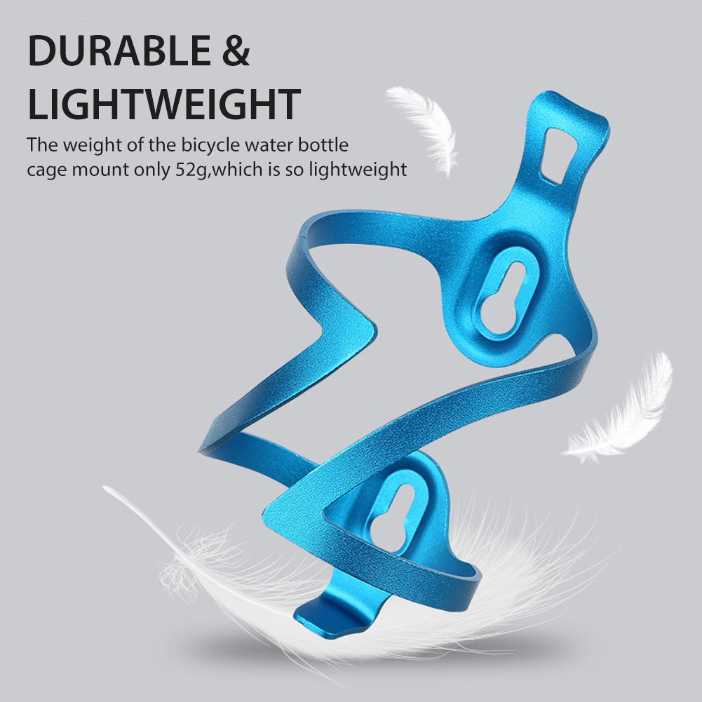 Durable 3D Bike Water Bottle Holder Ultralight Aluminium Alloy Cycling Cup Bottle Cage Rack Cycling Bicycle Accessories