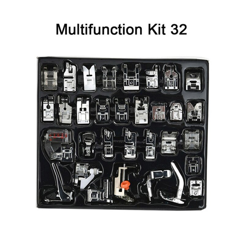 Brother Singer – pied-de-biche pour Machine à coudre 32/52/62/72/82, Kit de tressage, point aveugle, surjet, pièces de règle à fermeture éclair: Bleu