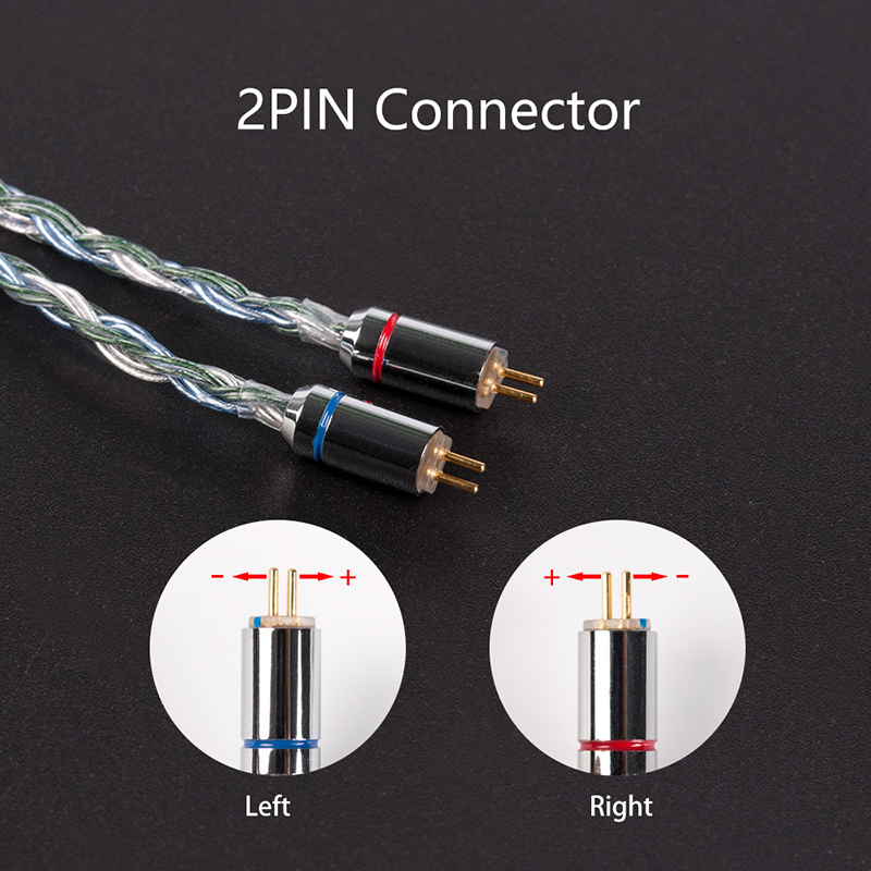 Yinyoo 16 Core Upgraded Silver Plated Copper Cable 2.5/3.5/4.4MM with MMCX/2pin/QDC/TFZ For KZ ZS10PRO ZSX BLON BL-03 BL-05 BL05