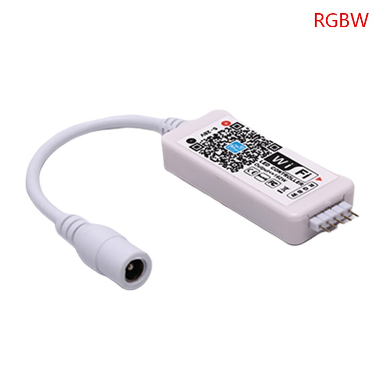 1 kpl led wifi -ohjain älykäs ääniohjain kaukosäädin rgb/rgbw valonauhalle: Rgbw