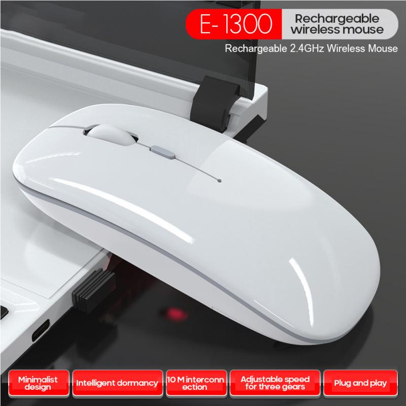 Wireless Mouse Bluetooth RGB Rechargeable Mouse Wireless Computer Silent Mause LED Backlit Ergonomic Gaming Mouse For Laptop PC: B Recharged