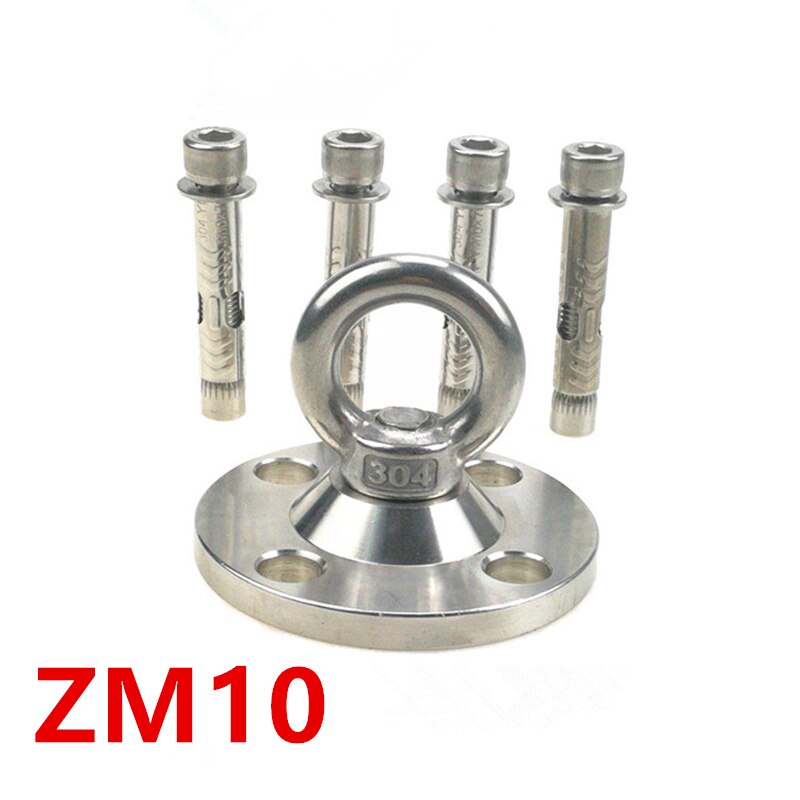 360 Rotate Home Gym Ceiling Mount Anchor Yoga Swing Hammock Sandbag Hooks Boxing Battle Rope Suspension Strap Buckle Trainer: ZM10