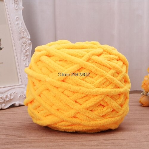 100g/1 balle doux coton à tricoter à la main fil épais tissé volumineux Crochet Worested: 05