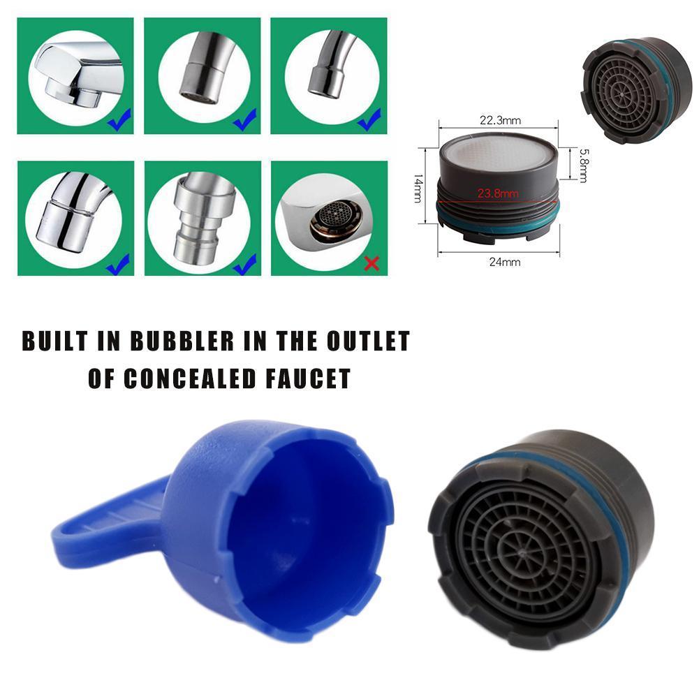 19/22/24mm Male thread Water Saving tap aerator faucet faucet bubble basin bathroom kitchen accessories X6R9