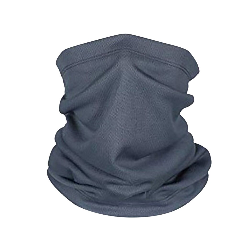 Bandana Magic Neckerchief Microfiber Men's Scarf Snood For Women Versatility Caps Cycling Elastic Snood Scrunchie #T1P: Gray 