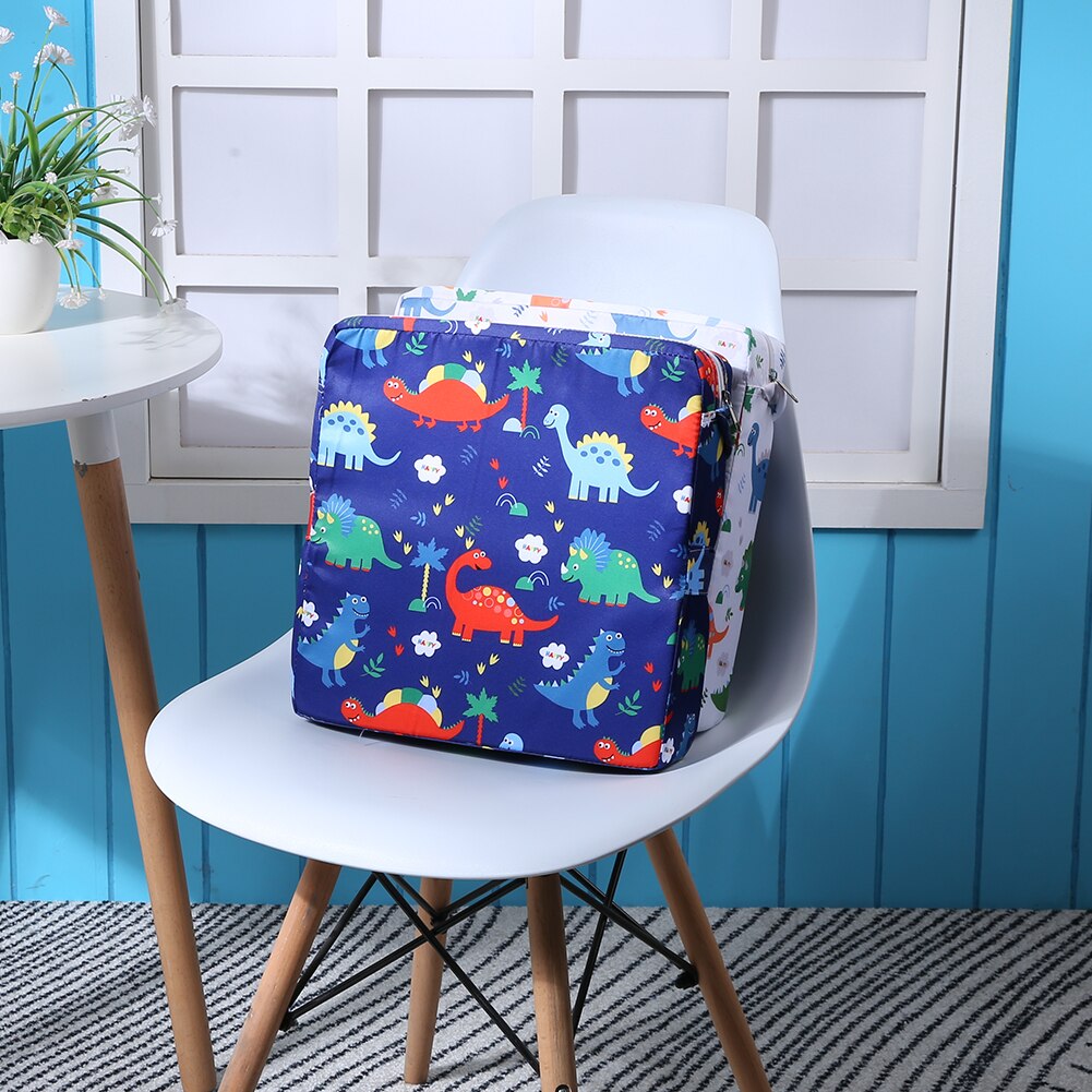 Asiento elevador portátil ajustable para niños, silla gruesa para comedor, aumento de cojín, lavable
