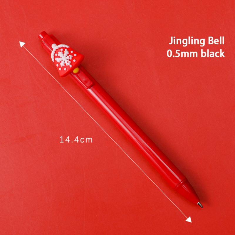 Christmas Gel Pen Neutral Pen Stationery Students Pen Black Pen School Supplies Christmas Ornaments For Home Navidad: 02