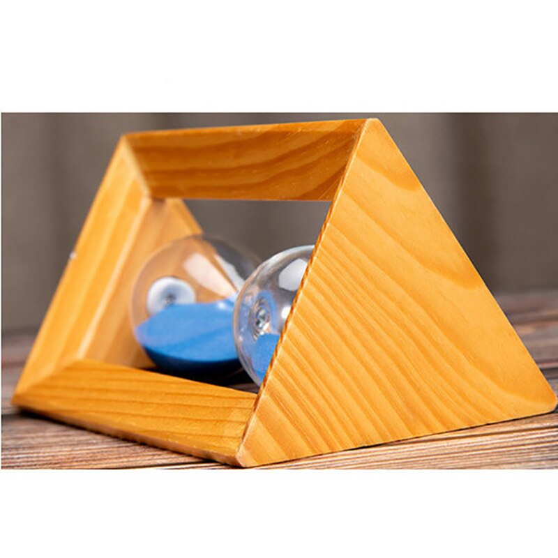 Antique Triangular Shape Wood Sand Clock For Child... – Grandado