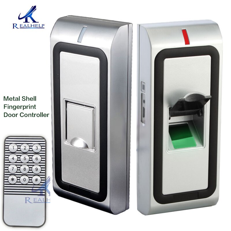 Vingerafdruklezer Deur Controller Waterdicht Biometrische En Kaart Toegangscontrole Systeem Voor Buiten Met Afstandsbediening