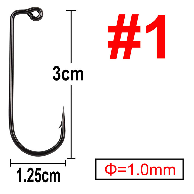 100 stks 90 Graden Jig Vliegbindset Sterke Draad Zoutwater Zoetwater Vis Haak Aberdeen jig vissen maat 6 4 2 1 1/0 tot 4/0 #: Paars