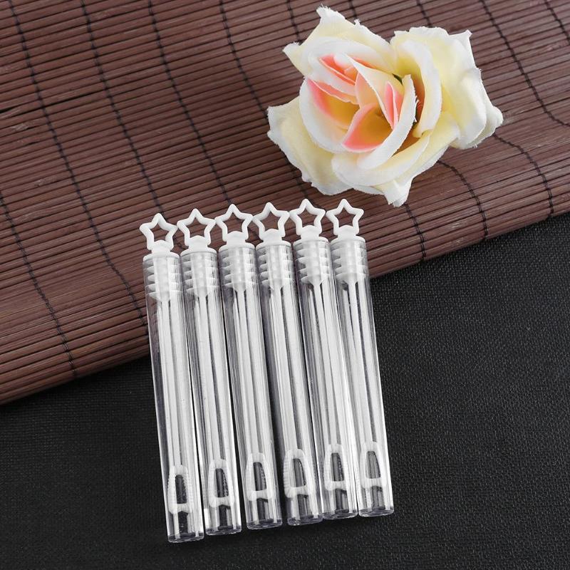 6/12/24/50 stücke Leere blasiert Seife Flaschen Geburtstag freundlicher Spielzeug