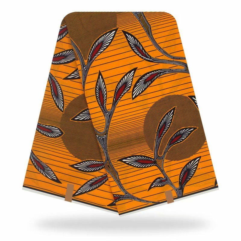 african Wax Prints Fabric ankara dresses Fabric 100% cotton african traditional fabric african dresses: Light Brown