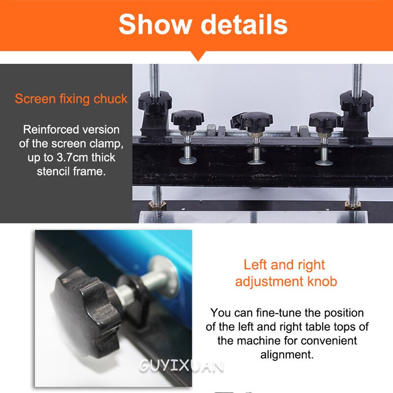 Small manual silk screen station SMT manual stamping station solder paste screen printing machine screen printing machine