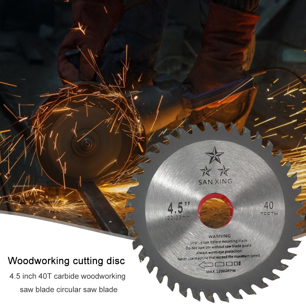 Multifunctionele Hout Zaagblad Timmerwerk Houtbewerking 40T Carving Disc Circulaire Metalen Doorslijpschijf Voor Haakse Slijper