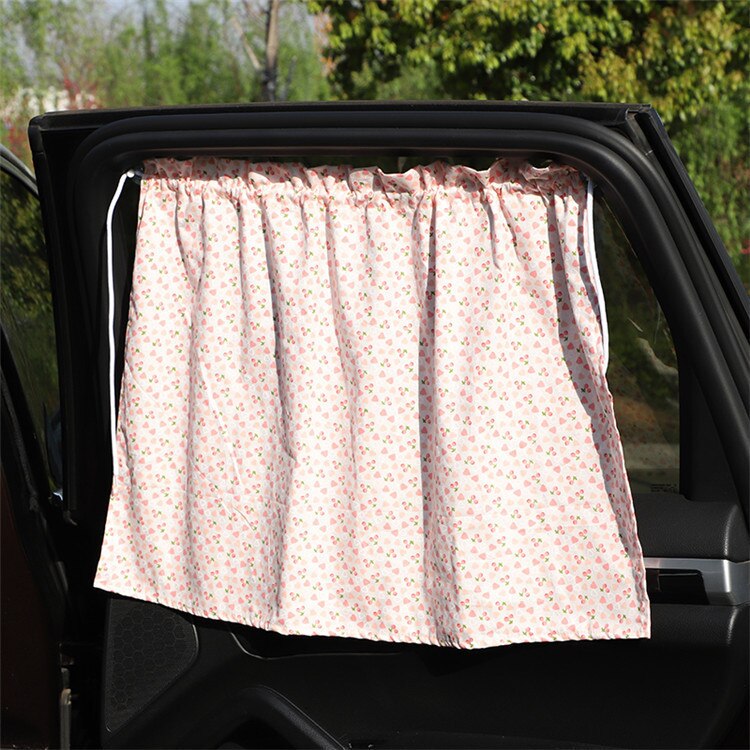 Pare-soleil pour pare-brise de voiture, rideau pare-soleil de voiture, joli pare-soleil de voiture imprimé, pare-soleil de voiture de dessin animé mignon, pour fenêtre arrière: 4