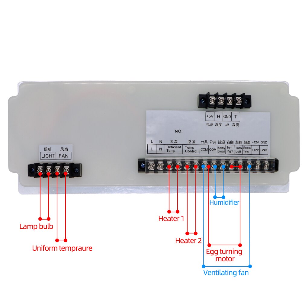 XM-18D Full automatic digital egg incubator controller With Sensors in temperature and humidity